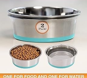 Best Stainless Steel Food and Water Bowls for Large Dogs 7 best stainless steel food and water